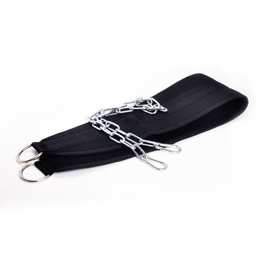 Gym Sports Back Pull Up Weight Lifting Belt Bodybuilding Training Belt with Chain