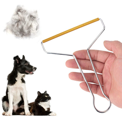 2X Manual Hair Removal Agent Fuzz Carpet Wool Coat Clothes Shaver Brush