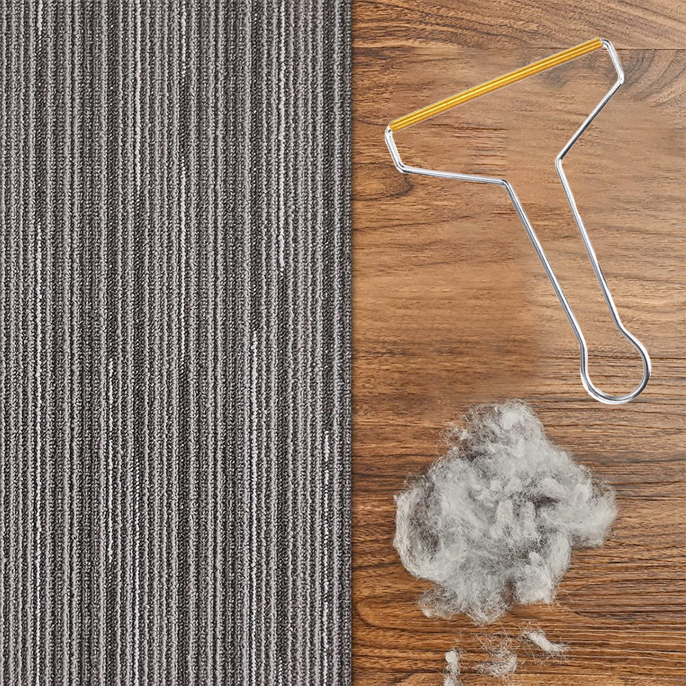 2X Manual Hair Removal Agent Fuzz Carpet Wool Coat Clothes Shaver Brush