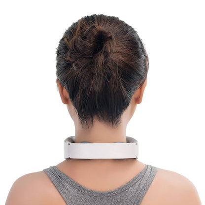 Cordless Neck Massager Battery Operated 6 Modes 9 Levels Electric Neck Massage Tool