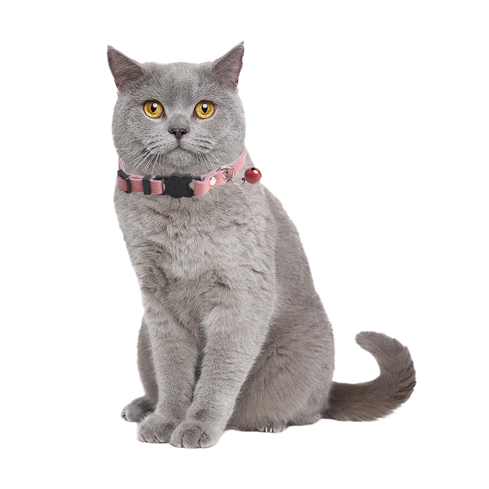 5 Pack Adjustable Pet Collar with Bell Safety Buckle Cat Puppy Party Decor