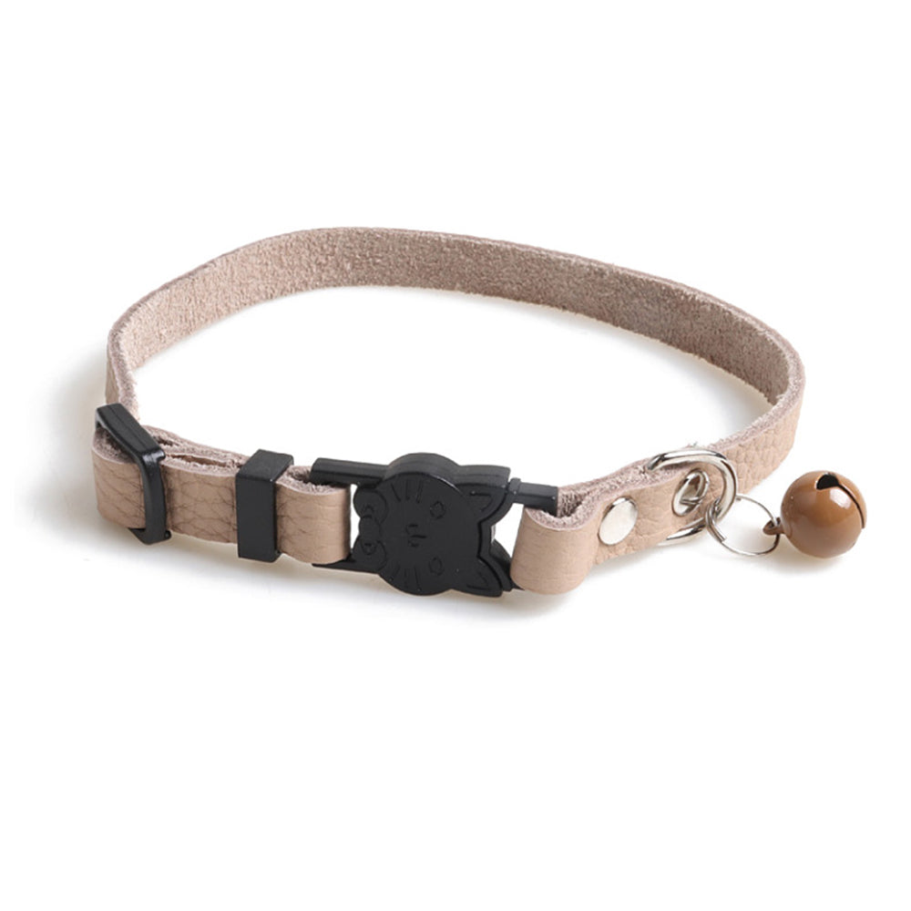 5 Pack Adjustable Pet Collar with Bell Safety Buckle Cat Puppy Party Decor