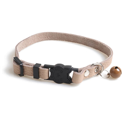 5 Pack Adjustable Pet Collar with Bell Safety Buckle Cat Puppy Party Decor