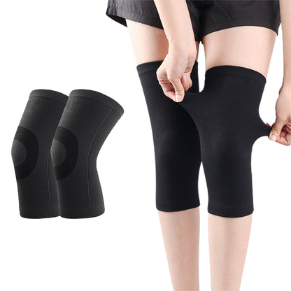 Knee Sleeves Two Pairs of Professional Knee Brace for Knee Pain Relief for Men Women -Black