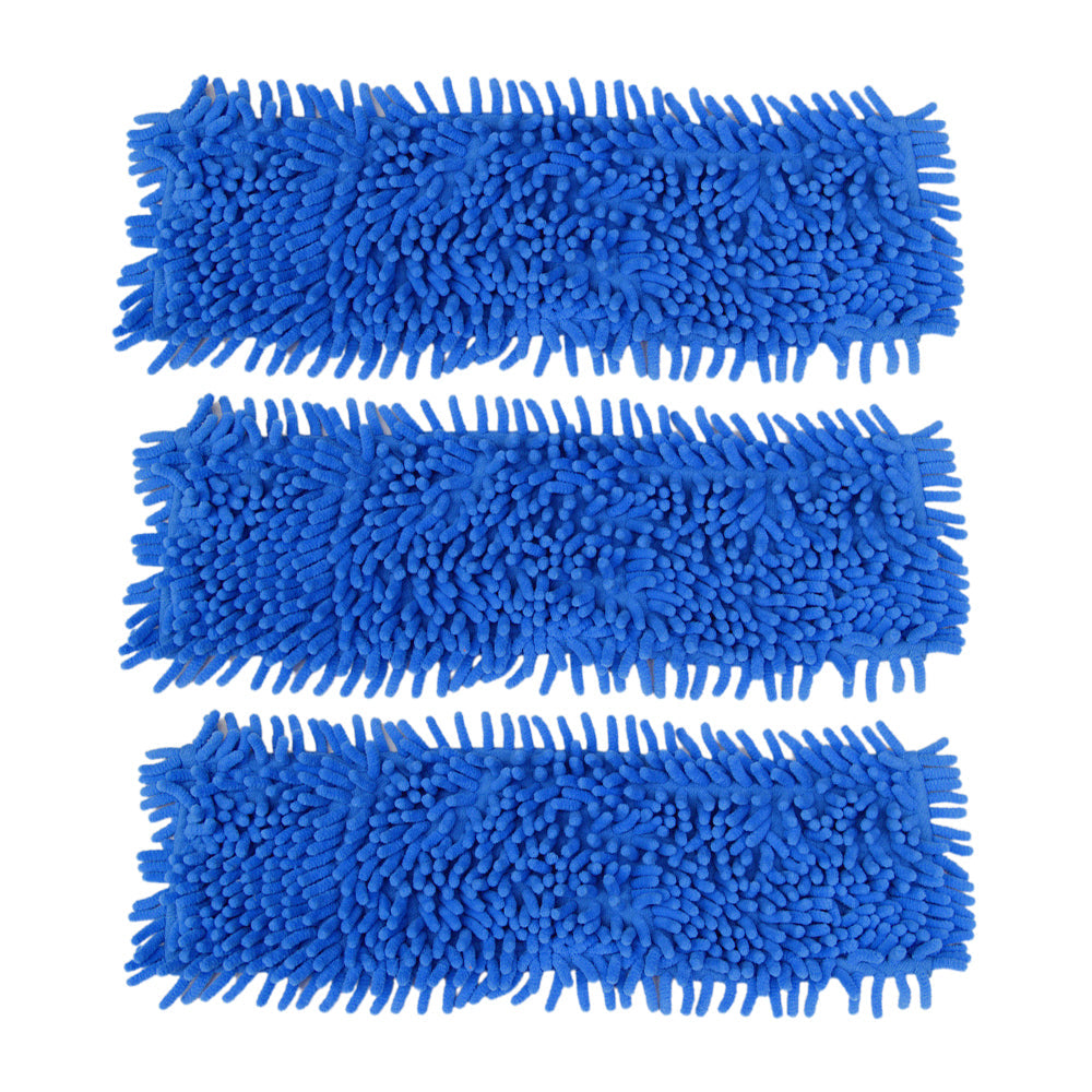 3 Pack Flat Mop Heads Replacement Pads Floor Cleaning Pads