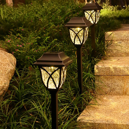 Solar Firework Light Solar Powered Lamps Ground Lights Patio Stake Walkway Outdoor Garden Decor -White