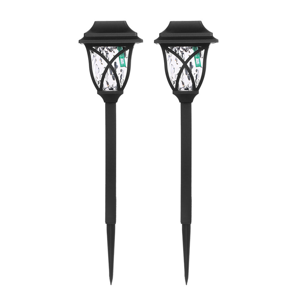 Solar Firework Light Solar Powered Lamps Ground Lights Patio Stake Walkway Outdoor Garden Decor -White
