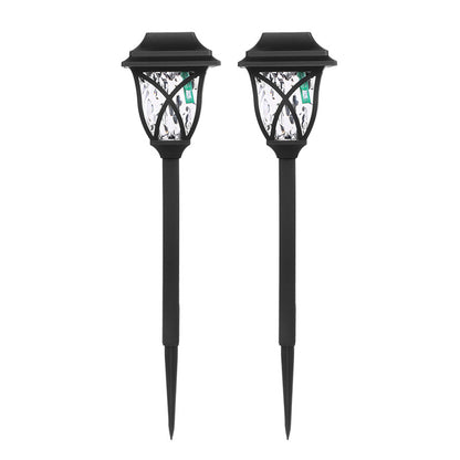Solar Firework Light Solar Powered Lamps Ground Lights Patio Stake Walkway Outdoor Garden Decor -White