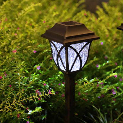 Solar Firework Light Solar Powered Lamps Ground Lights Patio Stake Walkway Outdoor Garden Decor -White