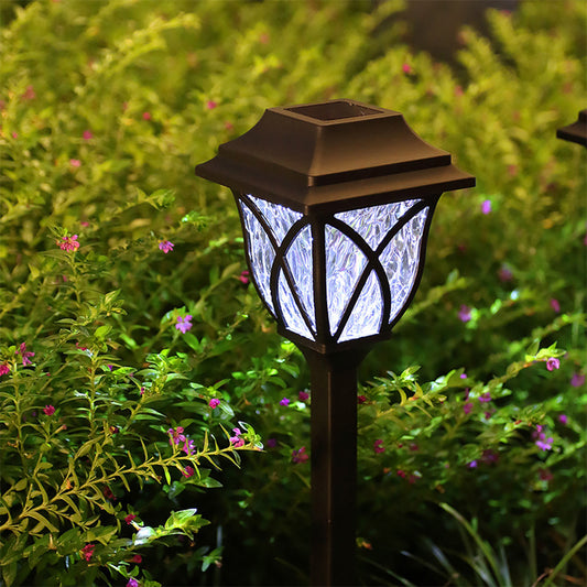 Solar Firework Light Solar Powered Lamps Ground Lights Patio Stake Walkway Outdoor Garden Decor -White