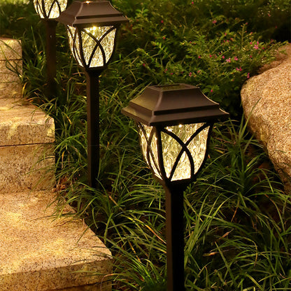 Solar Firework Light Solar Powered Lamps Ground Lights Patio Stake Walkway Outdoor Garden Decor -White