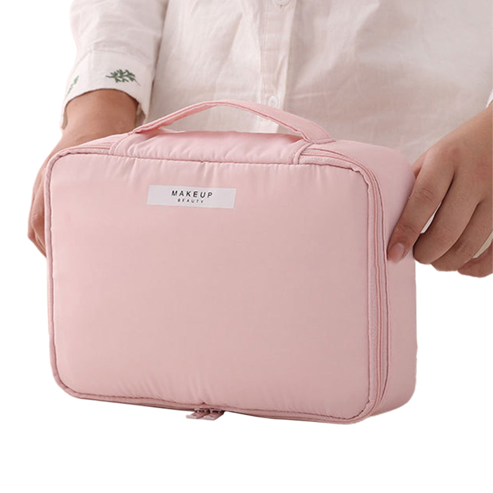 Makeup Bag Cosmetic Case Cosmetic Organizer Makeup Brushes Organizer Pink Blue