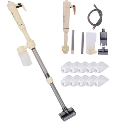 Electric Fish Tank Vacuum Cleaning Tool Set