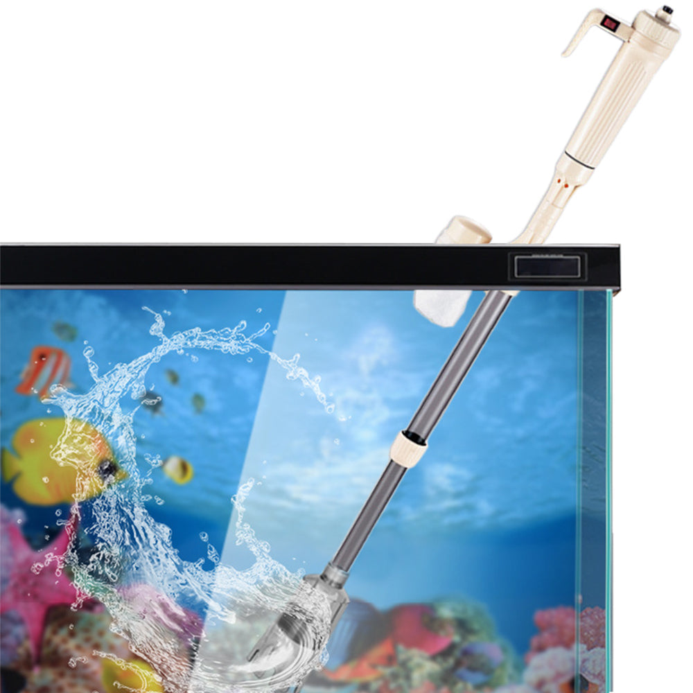 Electric Fish Tank Vacuum Cleaner Sand Washer Aquarium Gravel Cleaner Battery Operated