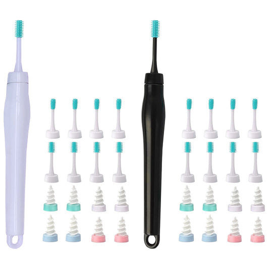 Ear Wax Remover Tool Spiral Ear Wax Cleaner Ear Wax Remover Brush White Black
