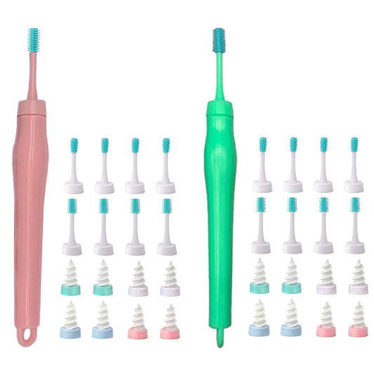 Ear Wax Remover Tool Spiral Ear Wax Cleaner Ear Wax Remover Brush Pink Green