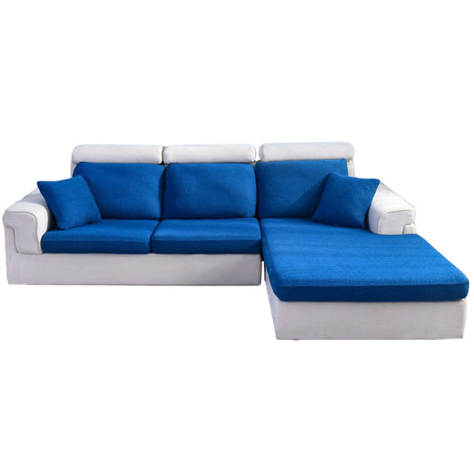 Stretch Sofa Seat Cushion Cover Seat Cover Couch Seat Slipcover Medium Blue