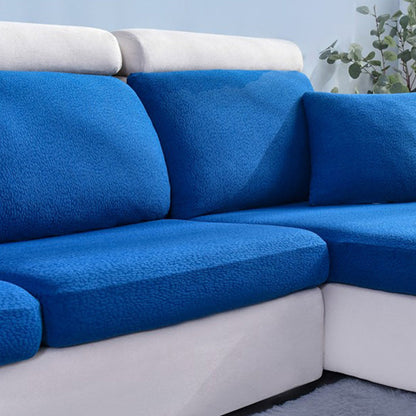 Stretch Sofa Seat Cushion Cover Seat Cover Couch Seat Slipcover Medium Blue