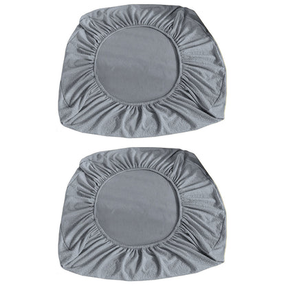 2 X Stretch Sofa Seat Cushion Cover Seat Cover Couch Seat Slipcover for 1 Seater Grey
