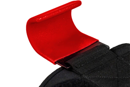 Weight Lifting Hooks Hand Grip Support Wrist Straps for Men and Women-Red