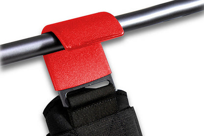 Weight Lifting Hooks Hand Grip Support Wrist Straps for Men and Women-Red