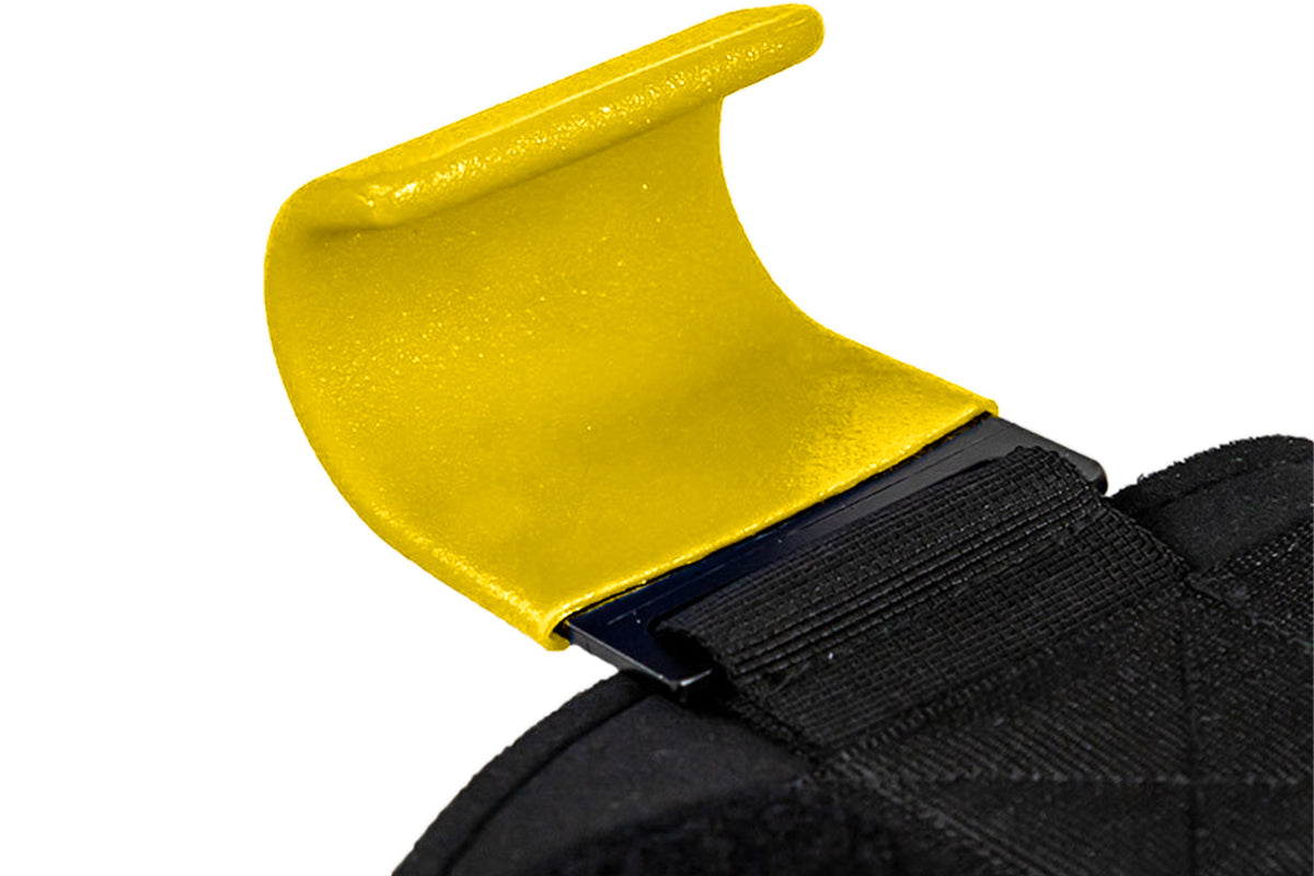 Weight Lifting Hooks Hand Grip Support Wrist Straps for Men and Women-Yellow