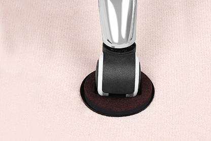 8Pcs Roller Fixing Pad Office Chair Foot Pads Non-Slip Furniture Wheel Stopper-Round