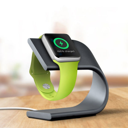 U-shaped Wireless Charger Stand for iWatch Apple Watch Grey