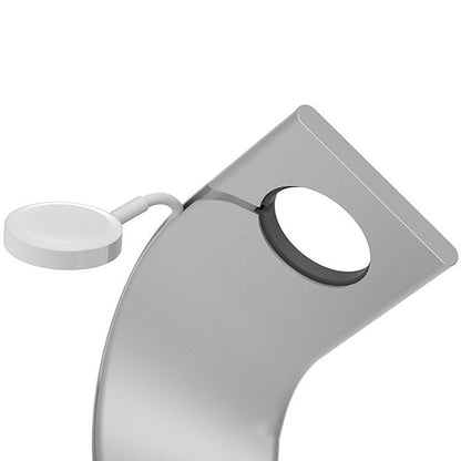 U-shaped Wireless Charger Stand for iWatch Apple Watch Silver