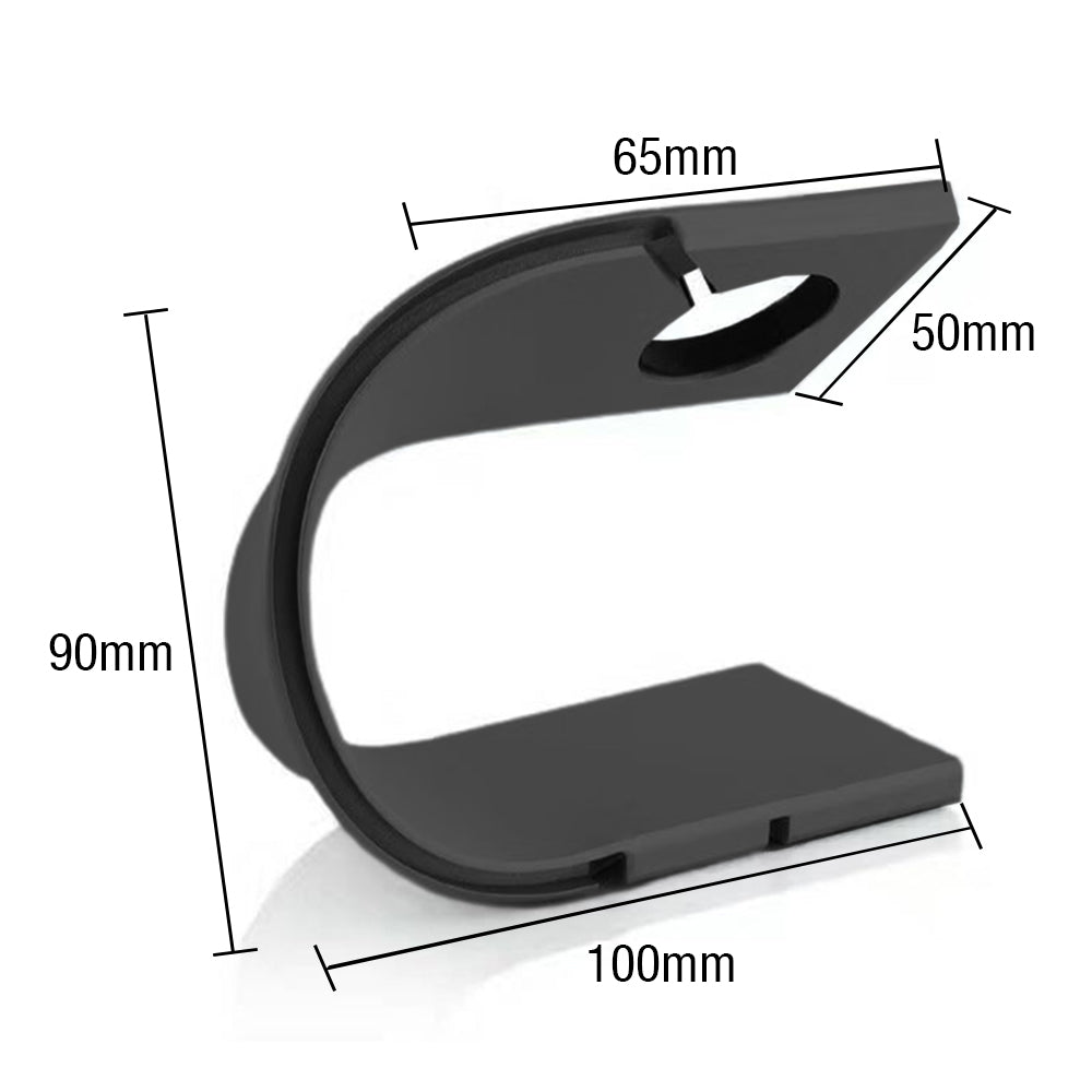 U-shaped Wireless Charger Stand for iWatch Apple Watch Grey
