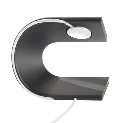 U-shaped Wireless Charger Stand for iWatch Apple Watch Grey