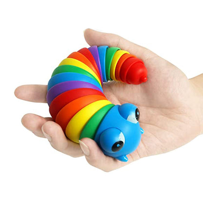 3D Printed Articulated Fidget Slug Sensory Snails Toys for Children Student Office Worker Home Decor