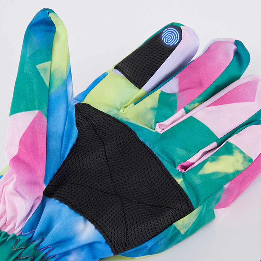 2 Pairs Snow Gloves Ski Gloves Thermal Touch Screen Gloves for Grey Green