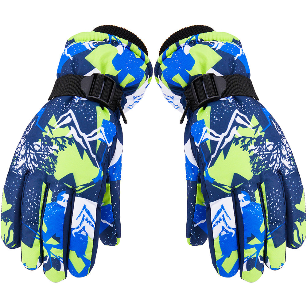 2 Pairs Snow Gloves Ski Gloves Thermal Touch Screen Gloves for Men