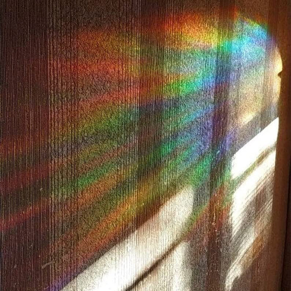 2 Set Suncatcher Window Sticker Window Clings Static Rainbow Sun Catcher Window Decal Circle and Ring