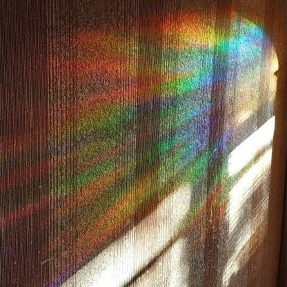 2 Set Suncatcher Window Sticker Window Clings Static Rainbow Sun Catcher Window Decal Ring and Cat