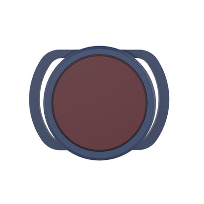 FancyGrab 2Pcs Silicone Tracker Protective Case for Pet Collar Compatible with Apple Airtag Black and Dark Blue