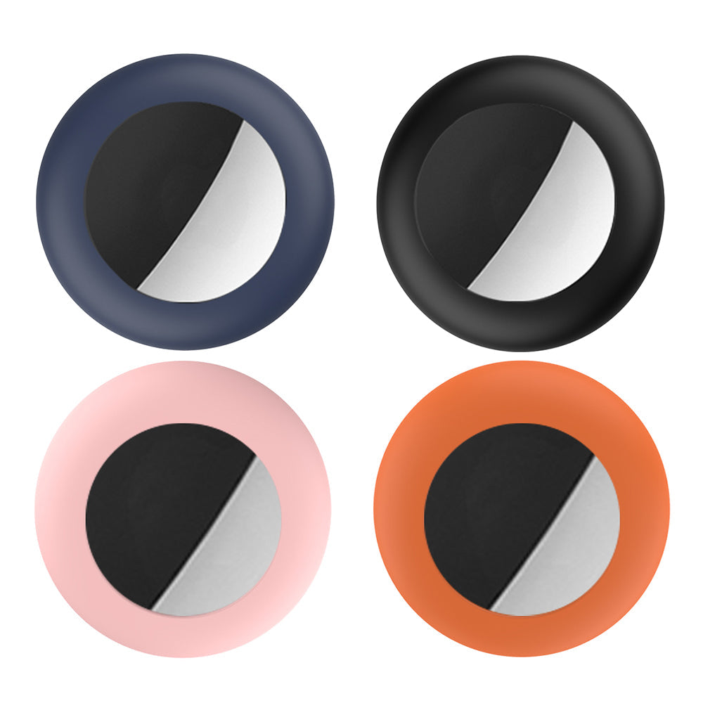 4Pcs Silicone Tracker Protective Case for Pet Collar Compatible with Apple Airtag