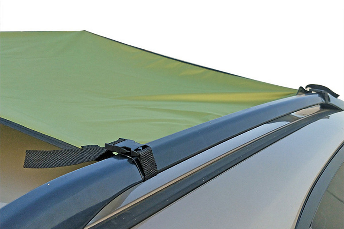 Portable Outdoor Camping Car Travel Tent Car Tailgate Shade Awning Canopy-Green