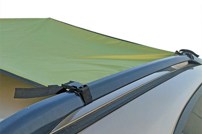 Portable Outdoor Camping Car Travel Tent Car Tailgate Shade Awning Canopy-Green