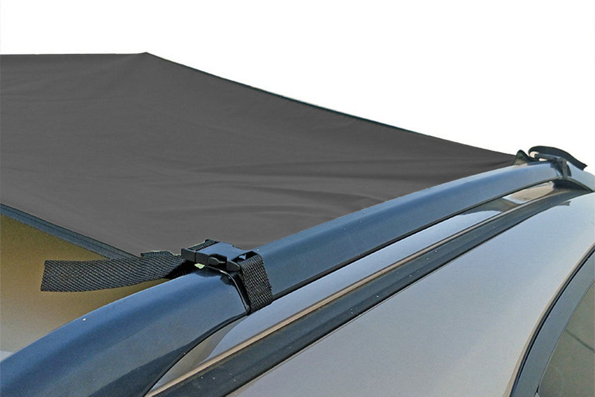 Portable Outdoor Camping Car Travel Tent Car Tailgate Shade Awning Canopy-Black