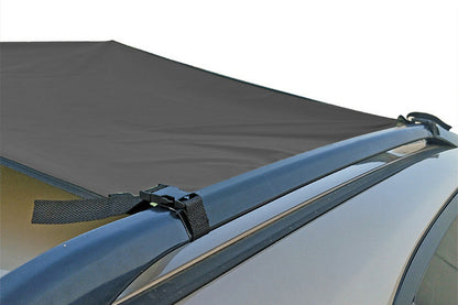 Portable Outdoor Camping Car Travel Tent Car Tailgate Shade Awning Canopy-Black