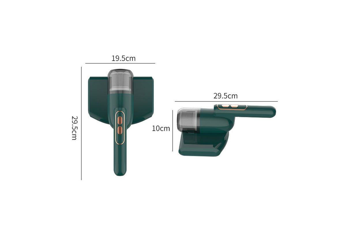 Handheld Vacuum Cleaner Dust Mite Removal UV Bed Vacuum-Grenn