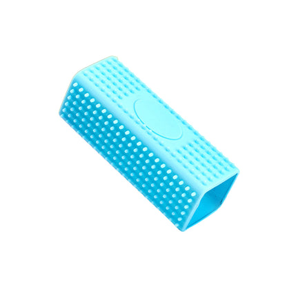 Pet Cat Dog Hair Removal Brush Blue