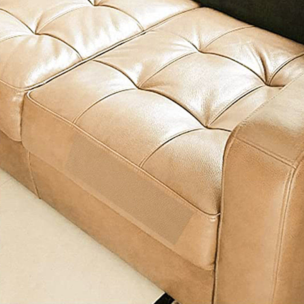 5Pcs Leather Repair Patch Self Adhesive Leather Tape for Car Seat Sofa Bag Furniture -Khaki