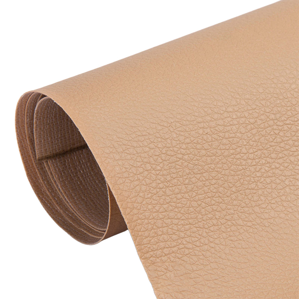 5Pcs Leather Repair Patch Self Adhesive Leather Tape for Car Seat Sofa Bag Furniture -Khaki