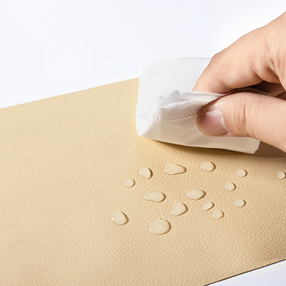 Self Adhesive 5 Piece Leather Repair Patch - Khaki