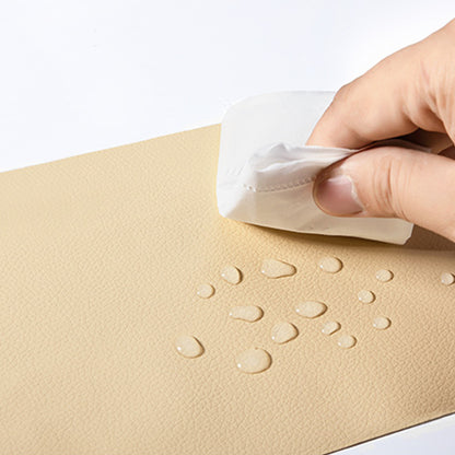 Self Adhesive 5 Piece Leather Repair Patch - Khaki