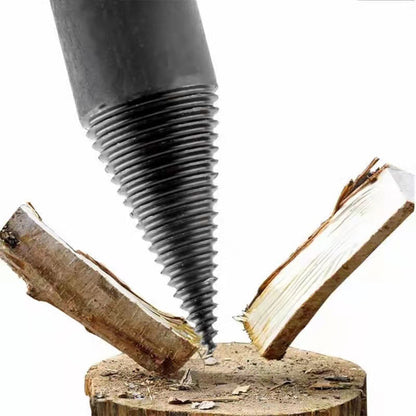 Wood Splitting Drill Bit Set Firewood Log Splitter Removable Screw Splitting Cone Driver -32mm