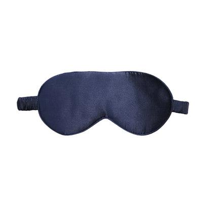2X Light Blocking Pure Mulberry Silk Eye Masks Black Navy Blue